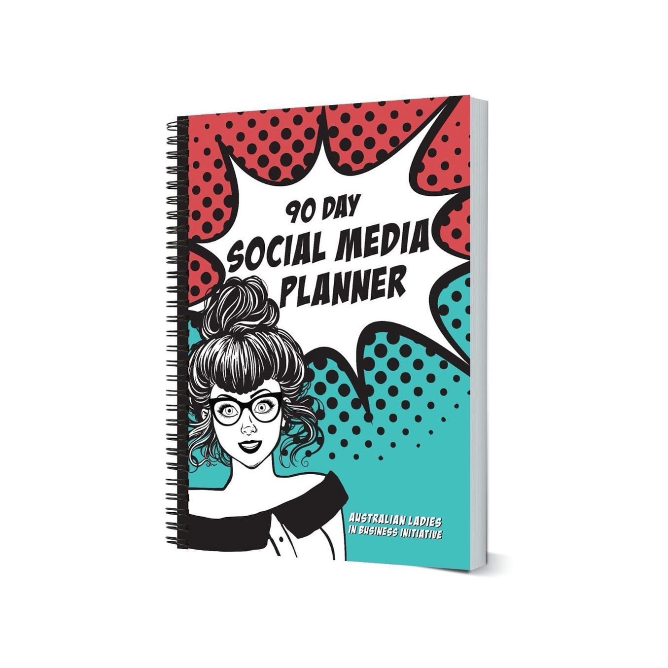 Social Media Planner physical copy